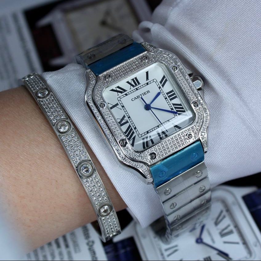 Фото часов Cartier Santos Dumont 10454