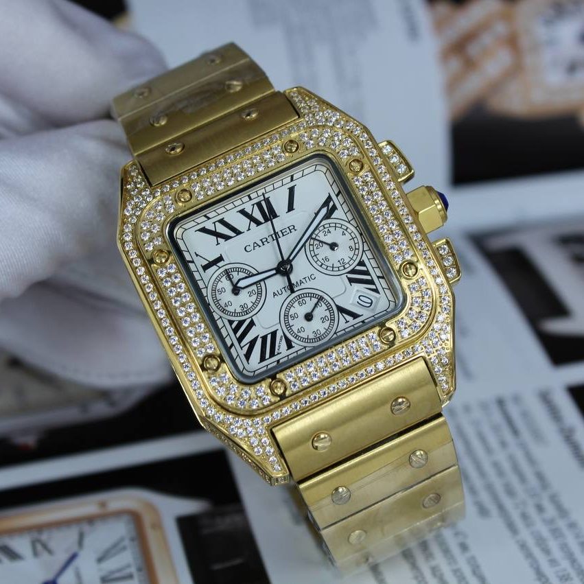 Фото часов Cartier Santos Dumont 10455