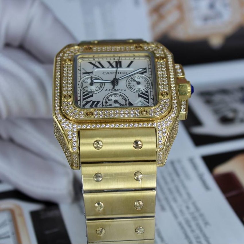 Фото часов Cartier Santos Dumont 10455