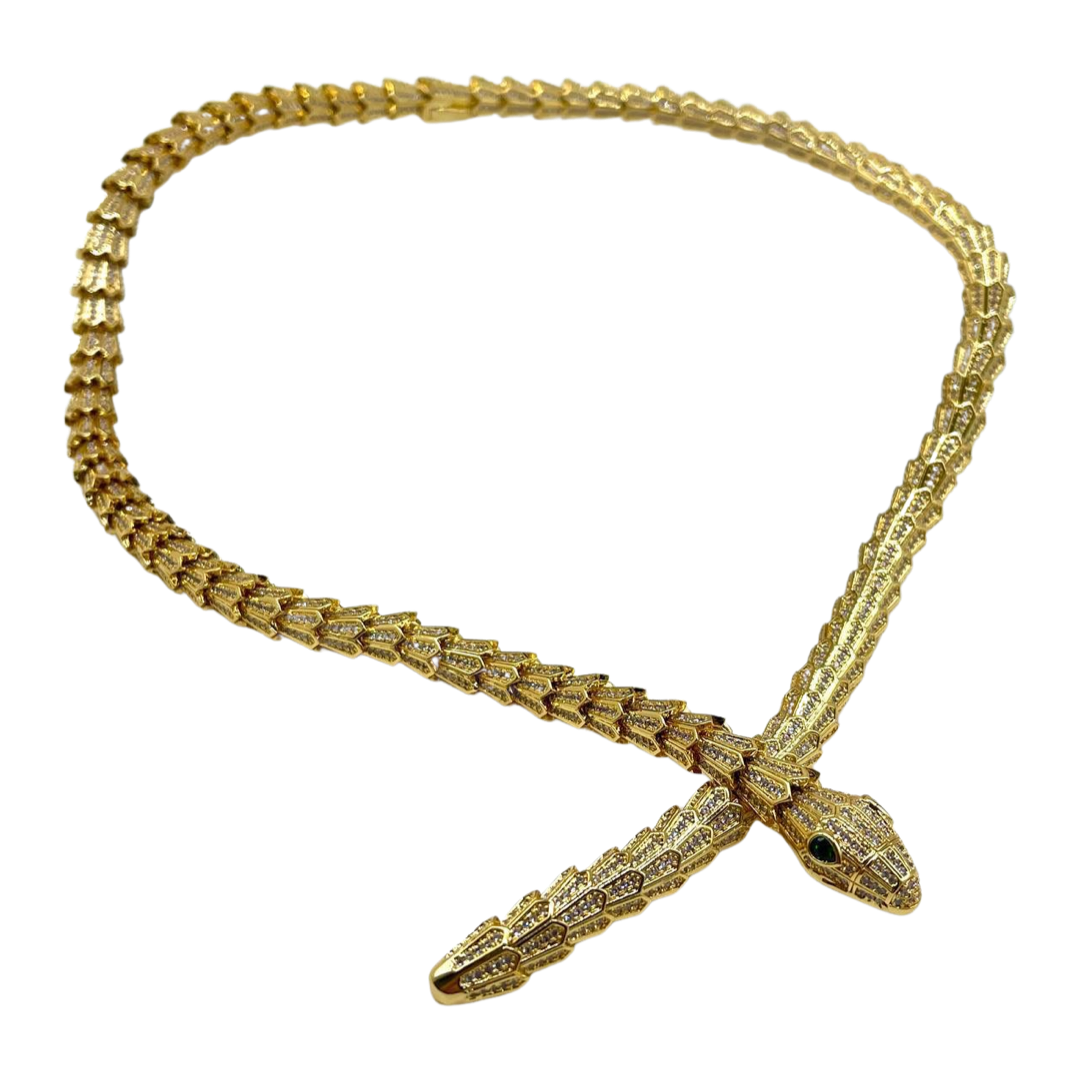 Фото Колье Bvlgari Serpenti Viper B1498