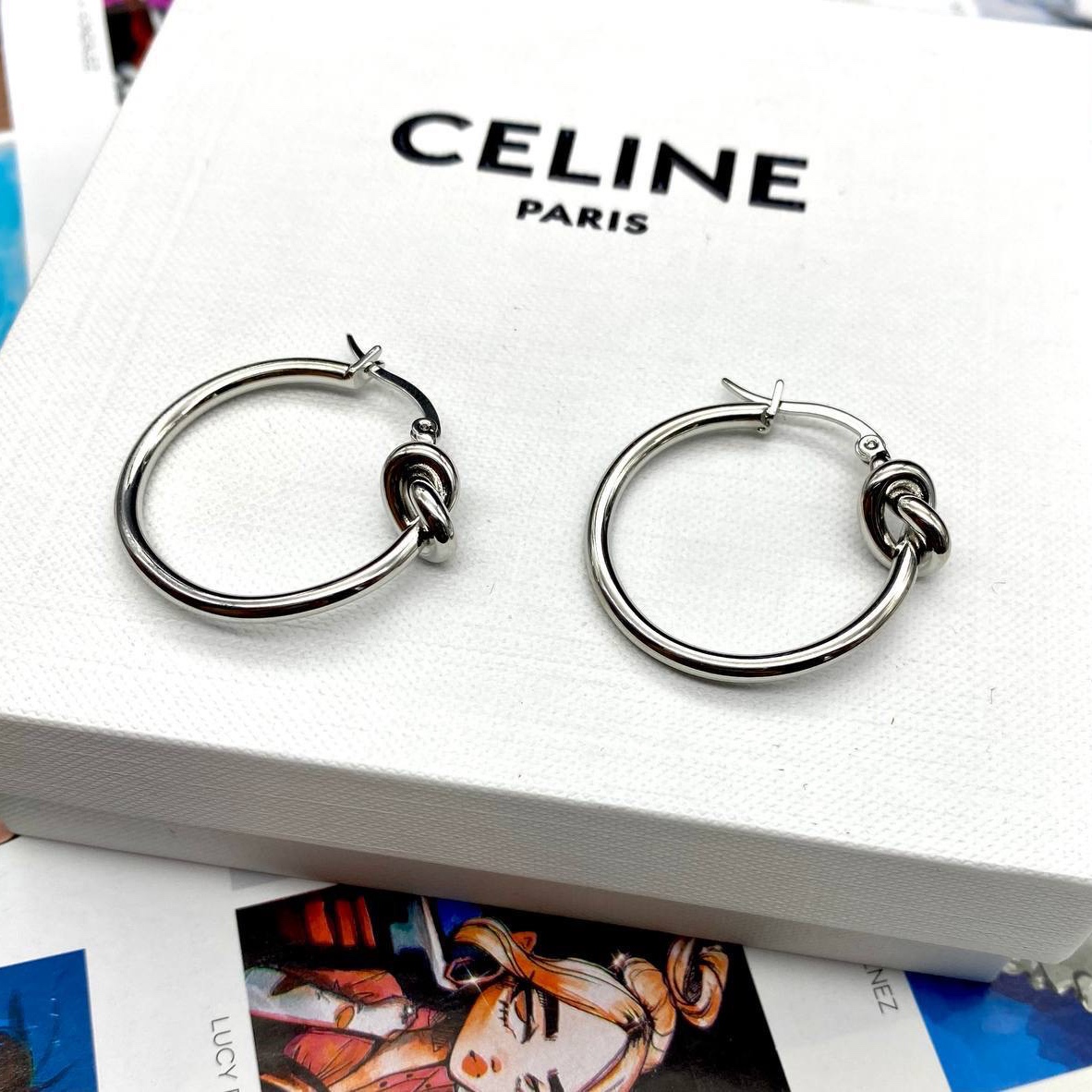 Фото Серьги Celine Knot S2839