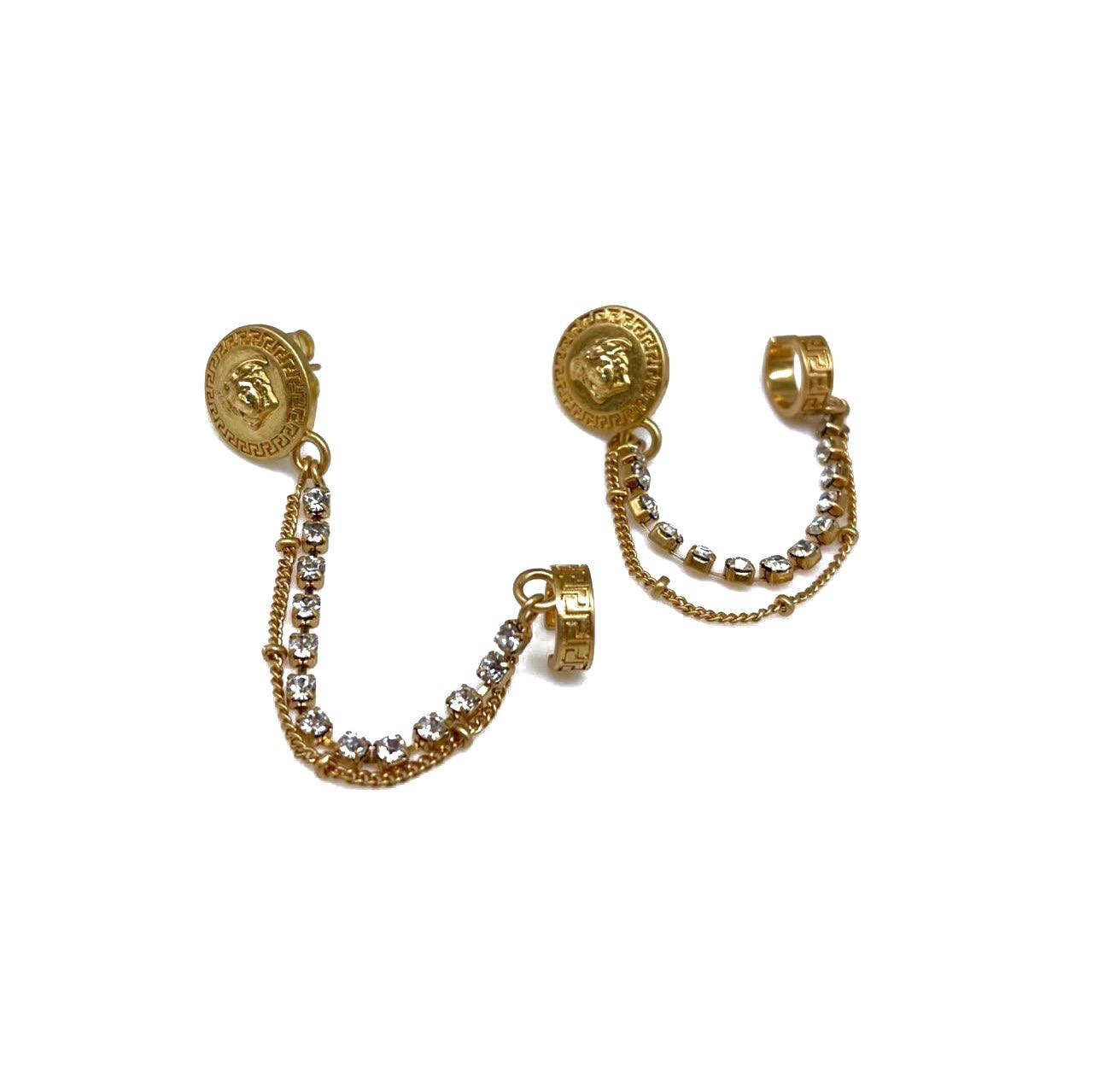 Фото Серьги-каффы Versace Medusa Greca B2076