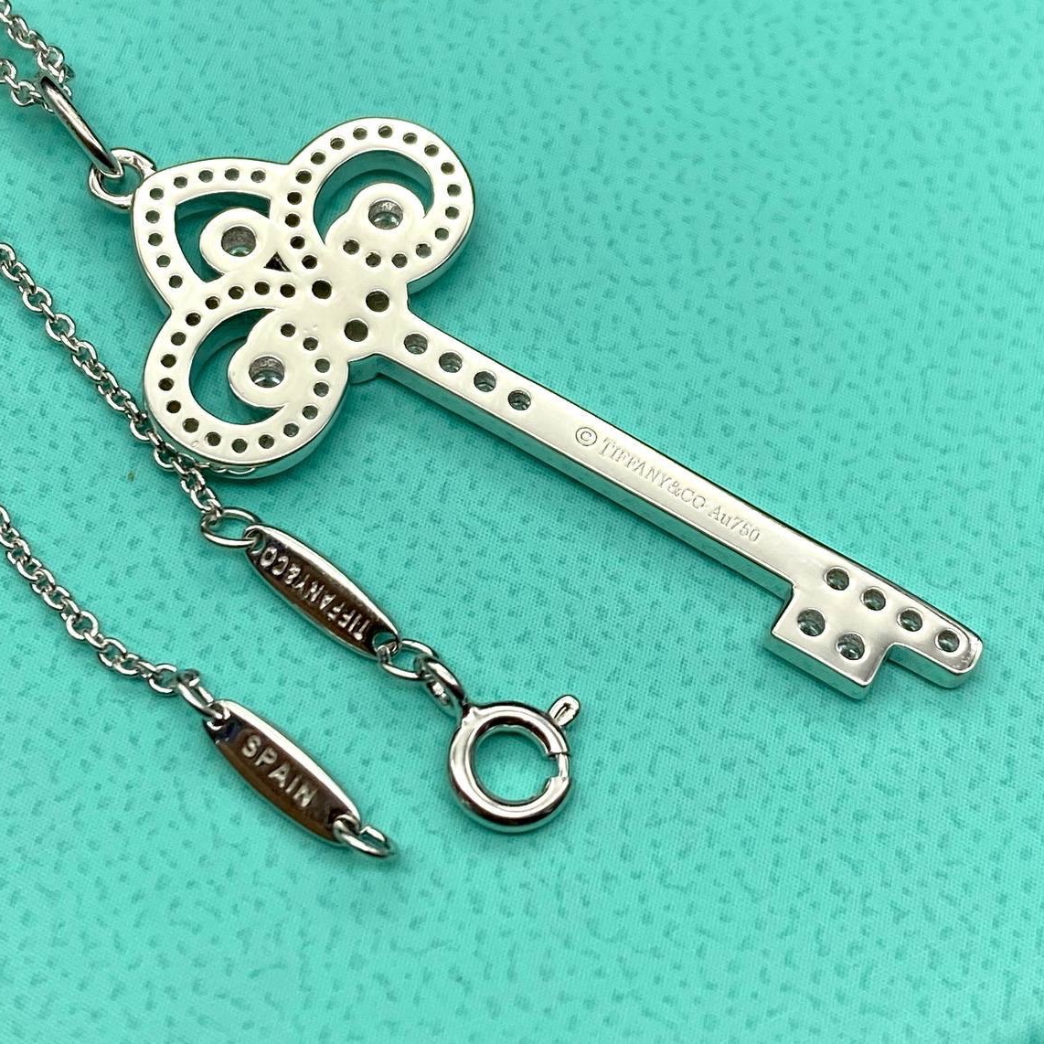 Фото Подвеска на цепочке Tiffany & Co Keys B2094