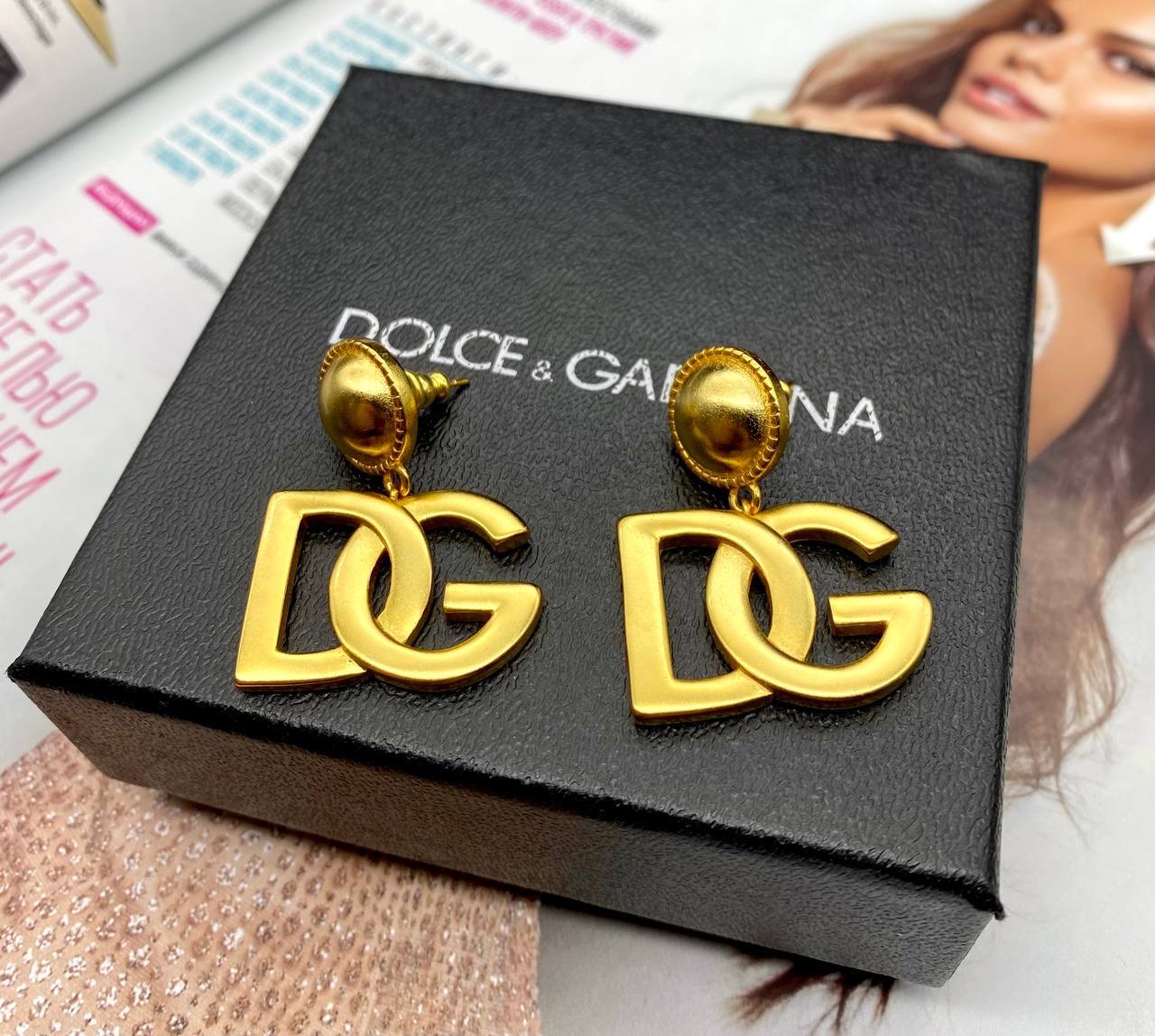 Фото Серьги Dolce Gabbana Logo B2414