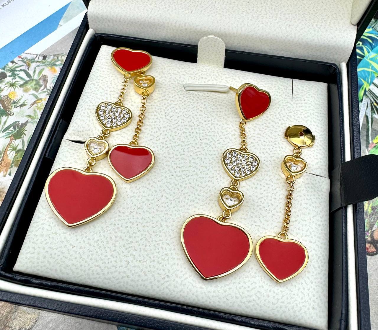 Фото Серьги Chopard Happy Hearts B2607