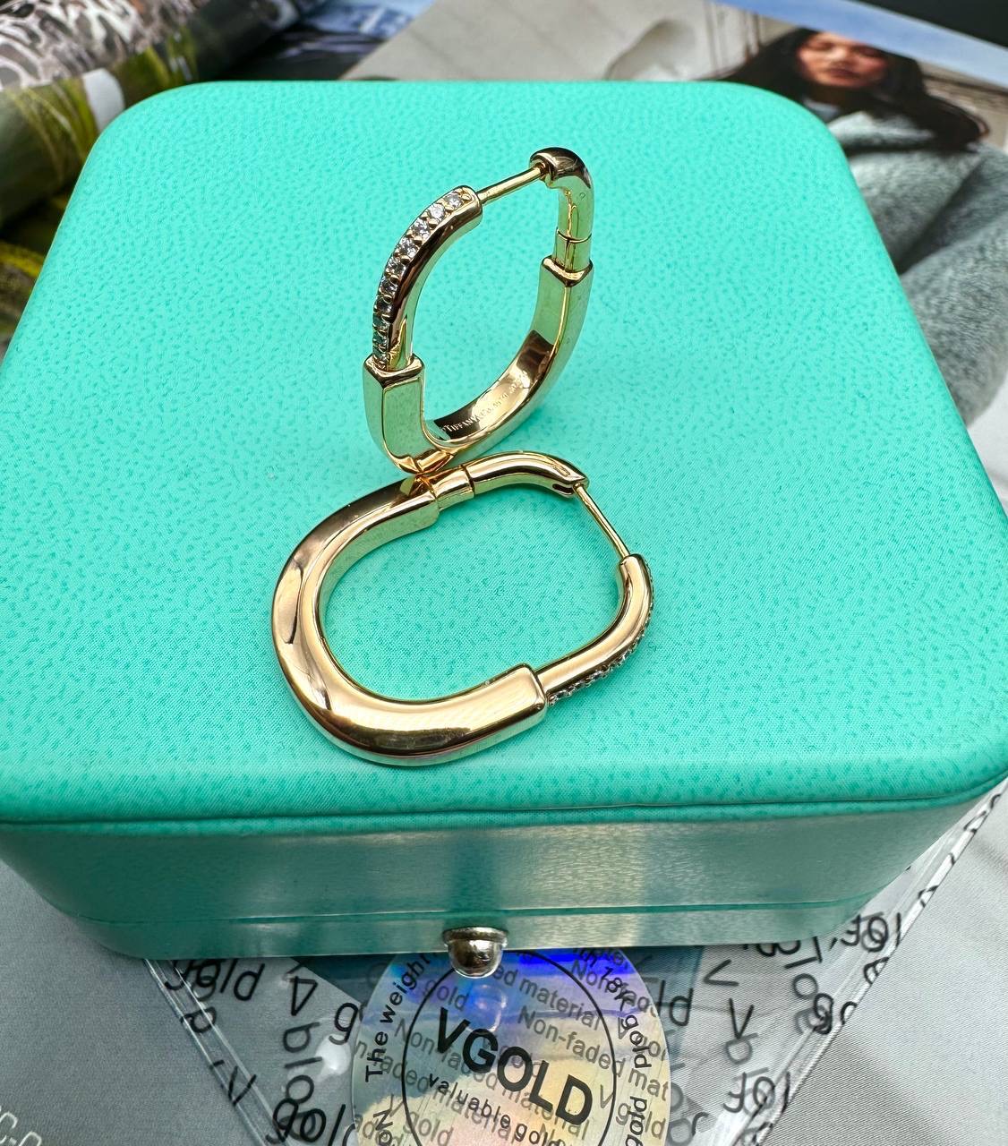 Фото Серьги Tiffany & Co Lock B2729