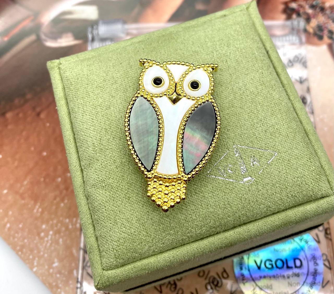 Фото Брошь Van Cleef & Arpels Lucky Animals Owl B2852