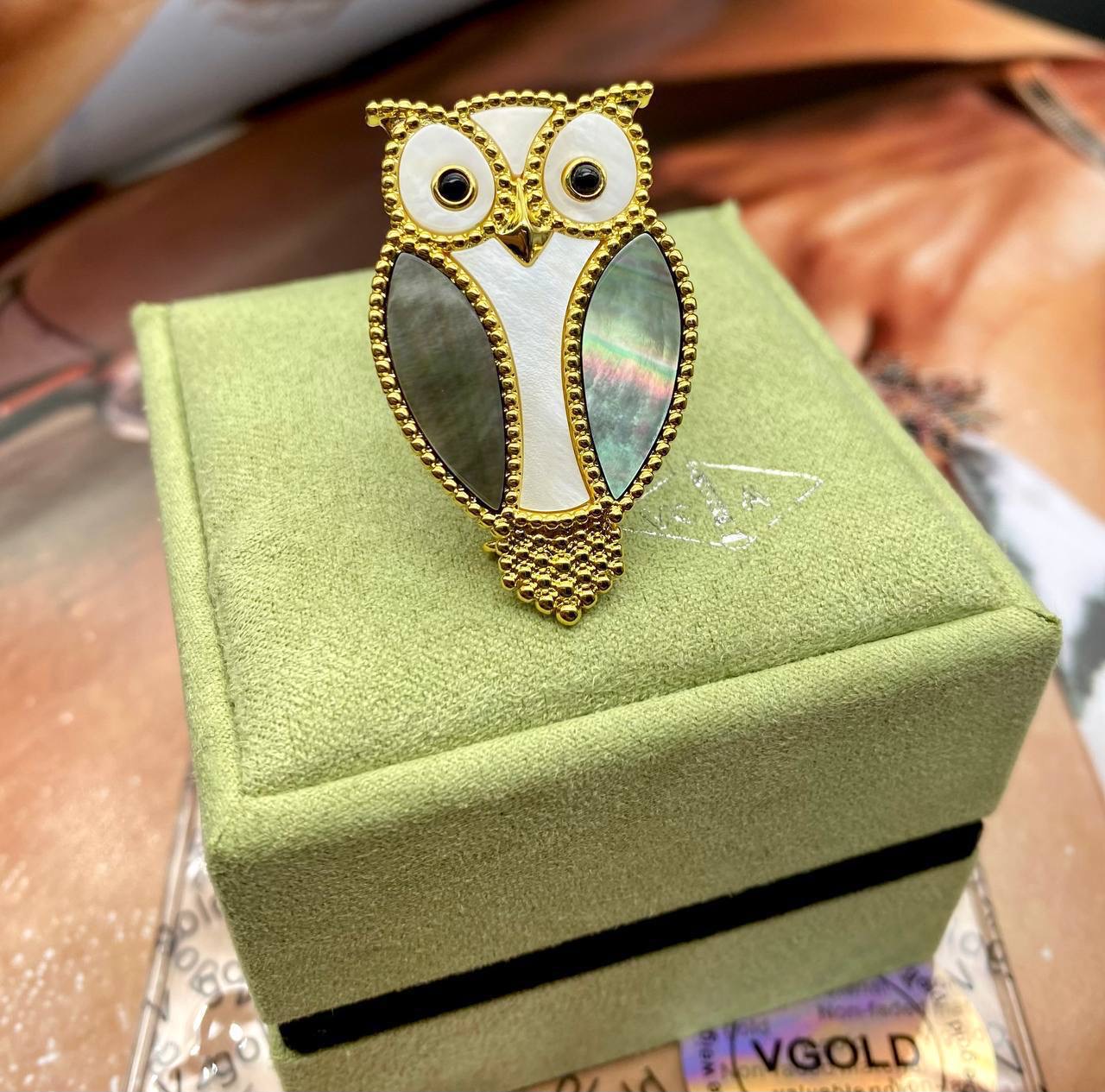 Фото Брошь Van Cleef & Arpels Lucky Animals Owl B2852