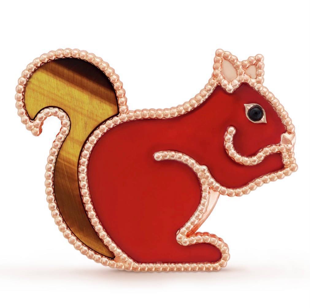 Фото Брошь Van Cleef & Arpels Lucky Animals Squirrel B2857