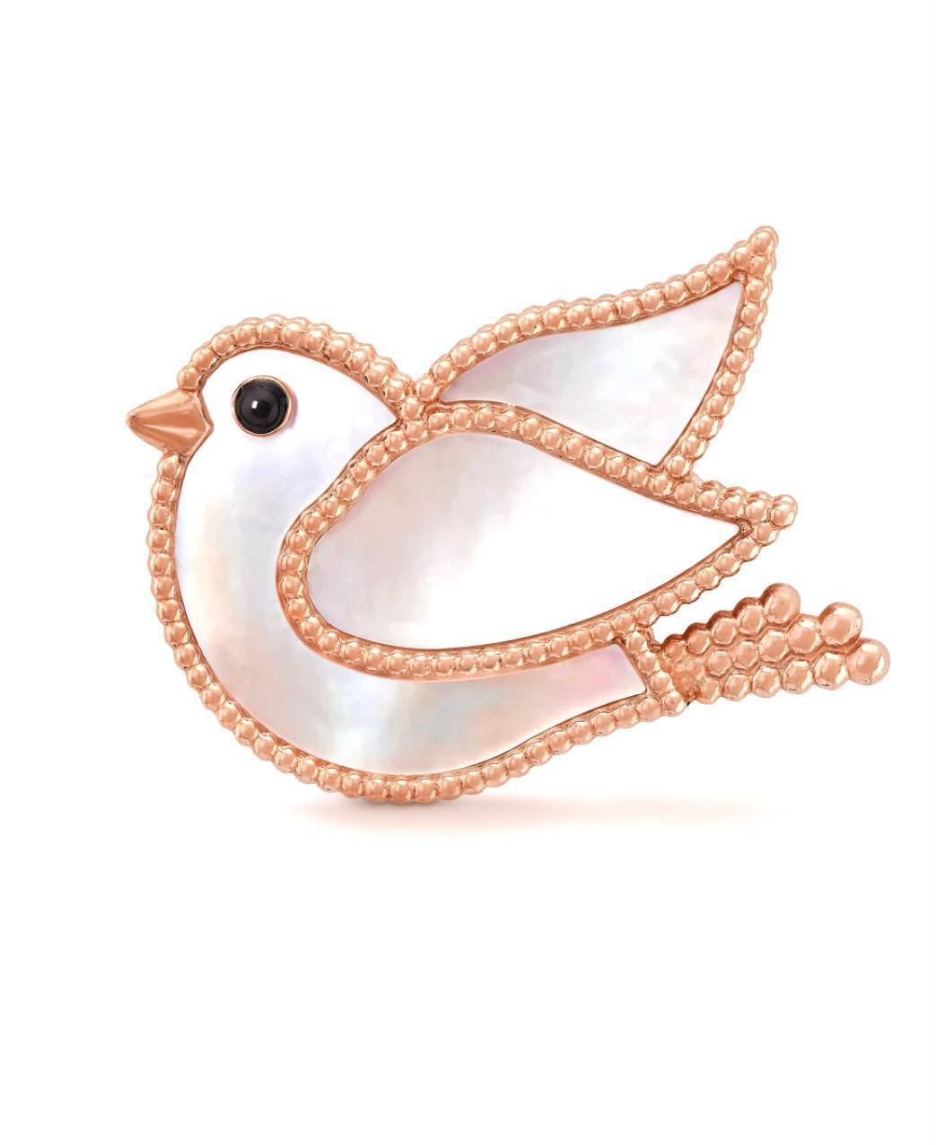 Фото Брошь Van Cleef & Arpels Lucky Animals Dove B2858