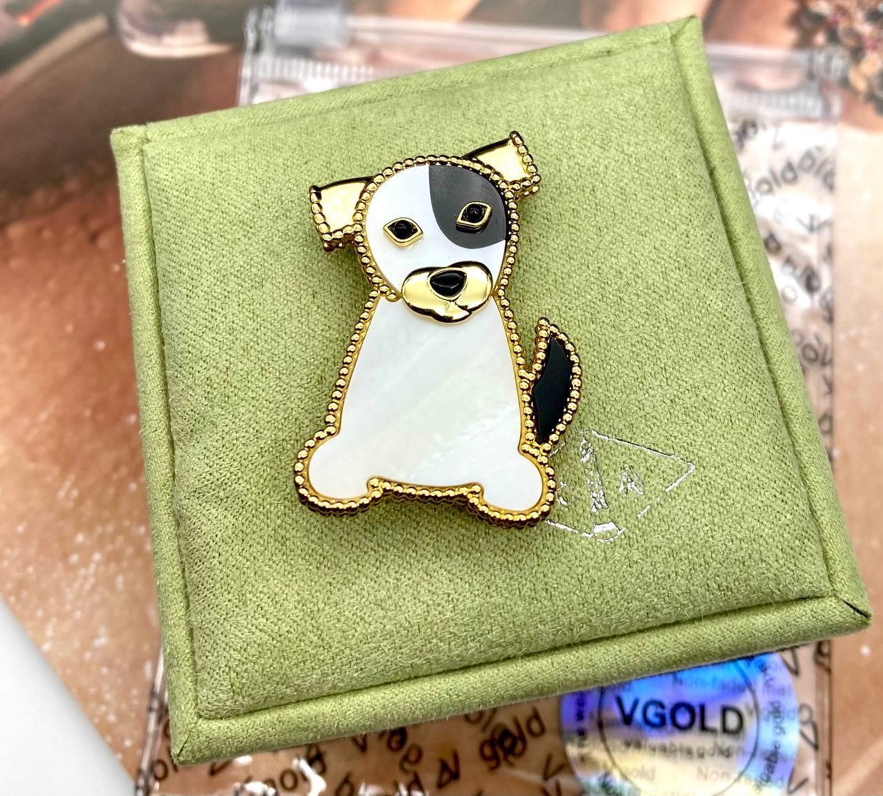 Фото Брошь Van Cleef & Arpels Lucky Animals Dog B2861