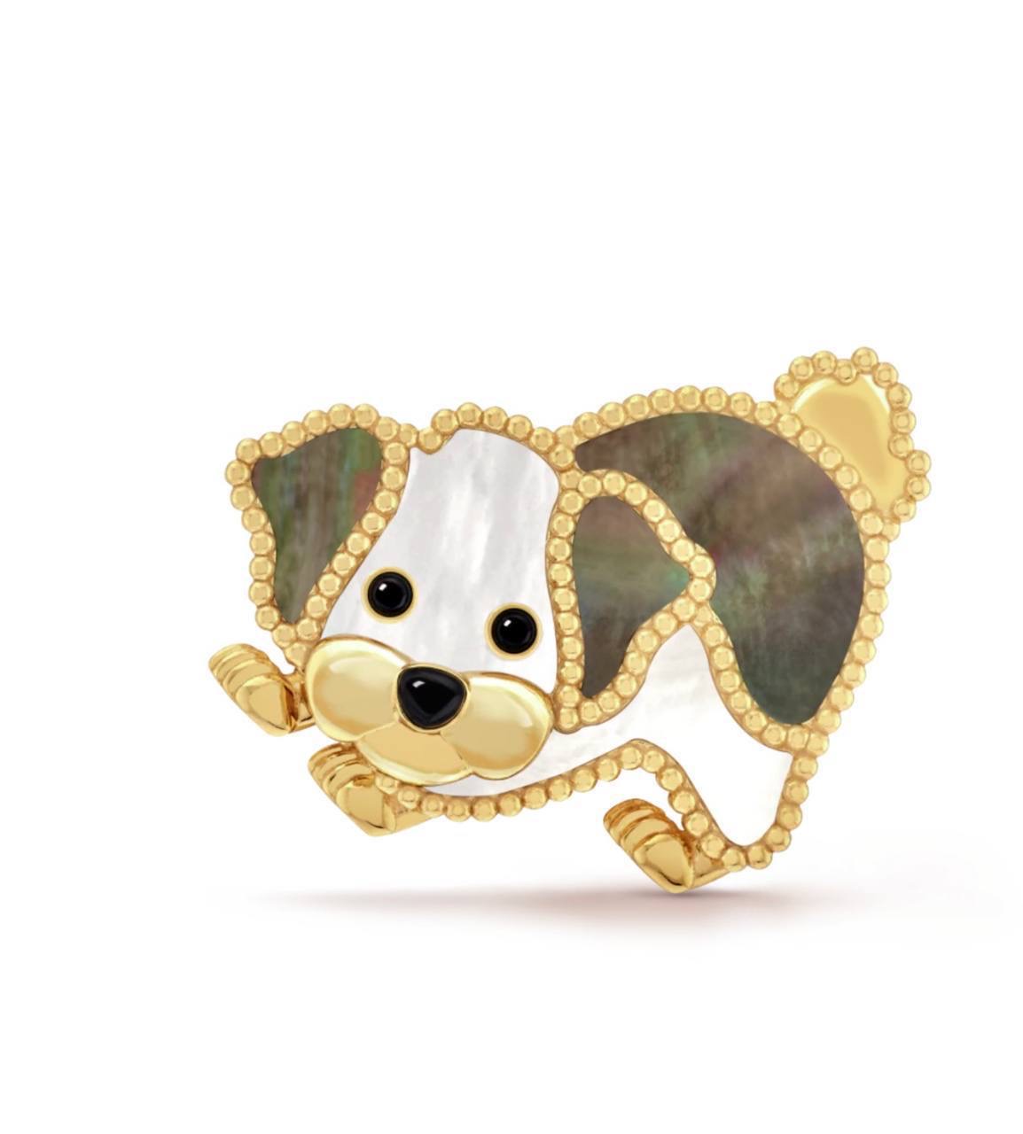 Фото Брошь Van Cleef & Arpels Lucky Animals Bichon Frise B2863