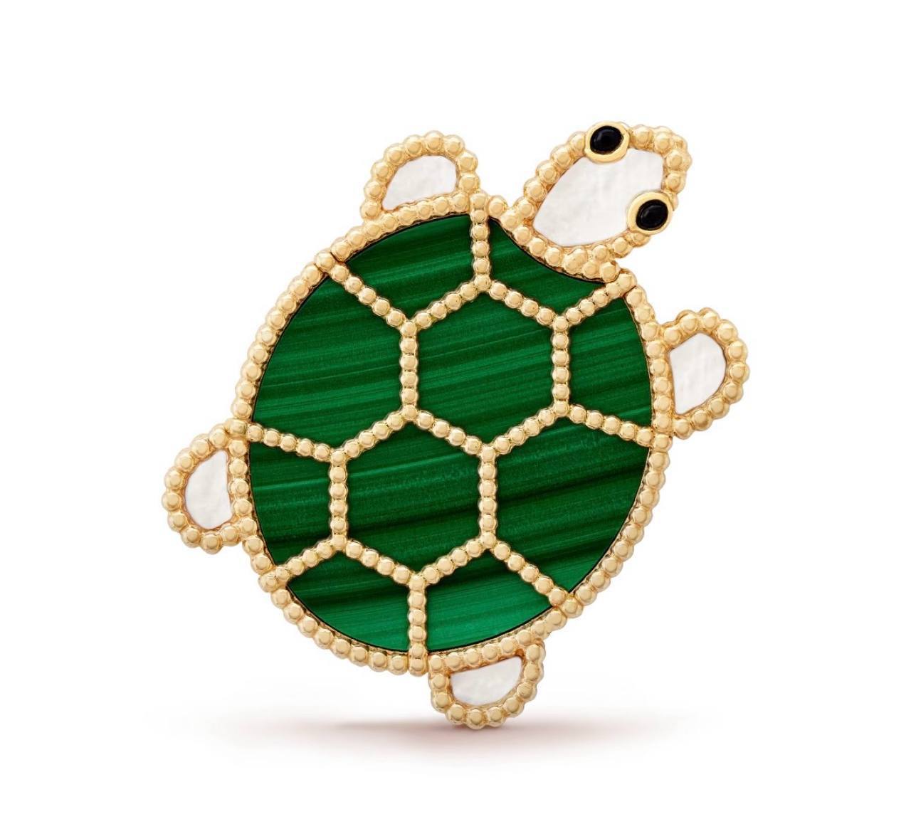 Фото Брошь Van Cleef & Arpels Lucky Animals Turtle B2855