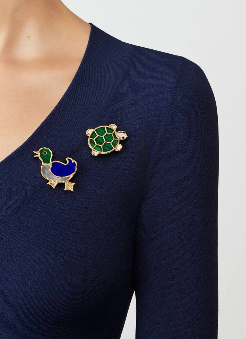 Фото Брошь Van Cleef & Arpels Lucky Animals Duck B2856