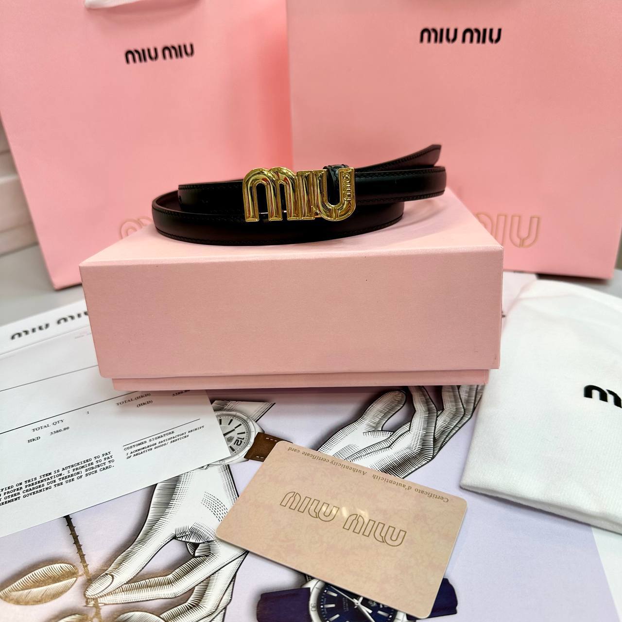 Фото Ремень Miu Miu M2333