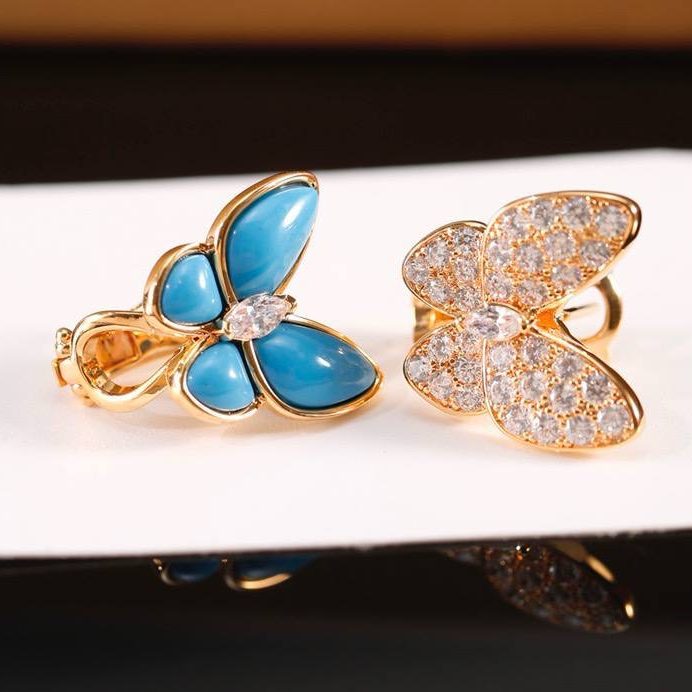 Фото Серьги Van Cleef & Arpels Two Butterfly B3394