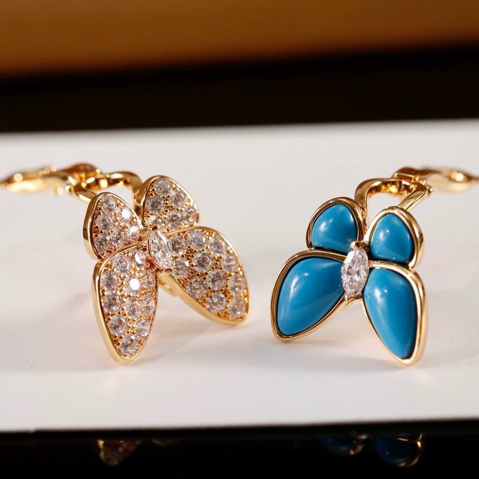 Фото Серьги Van Cleef & Arpels Two Butterfly B3394