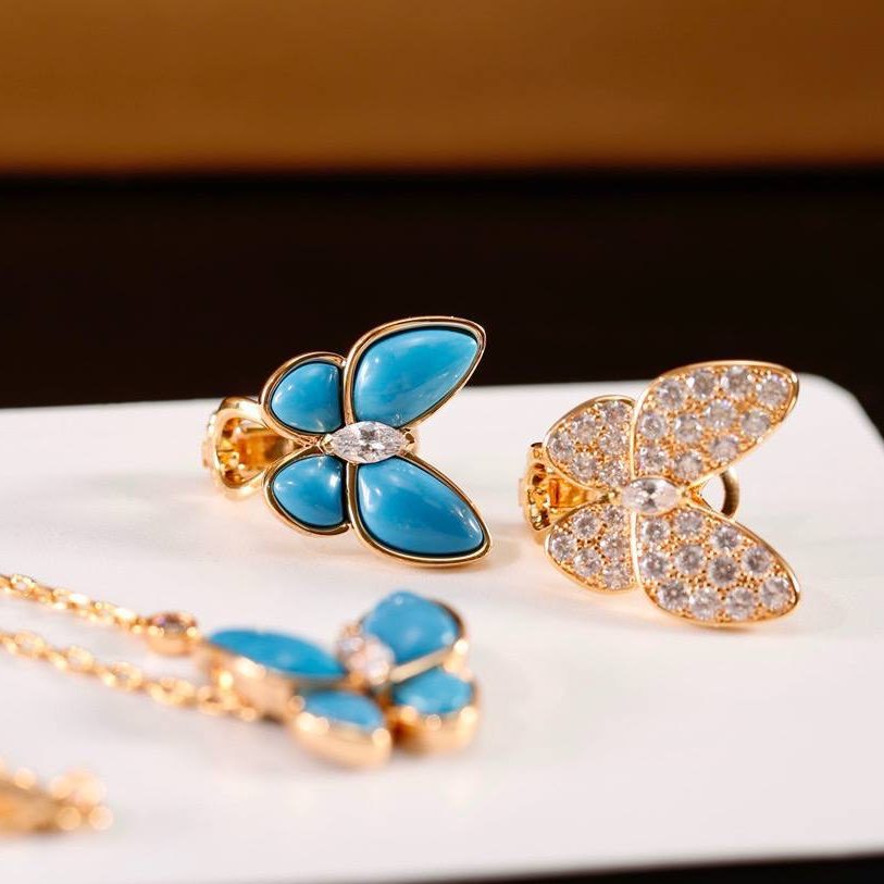 Фото Серьги Van Cleef & Arpels Two Butterfly B3394