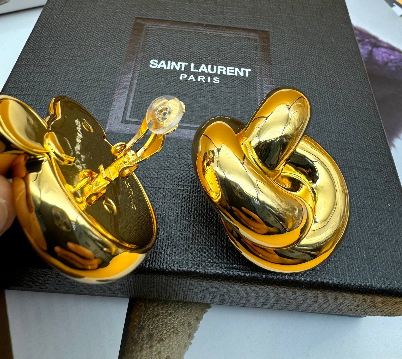 Фото Серьги-клипсы Yves Saint Laurent Knot S4472