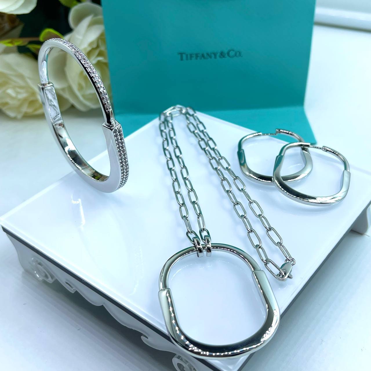 Фото Серьги Tiffany & Co Lock S4576