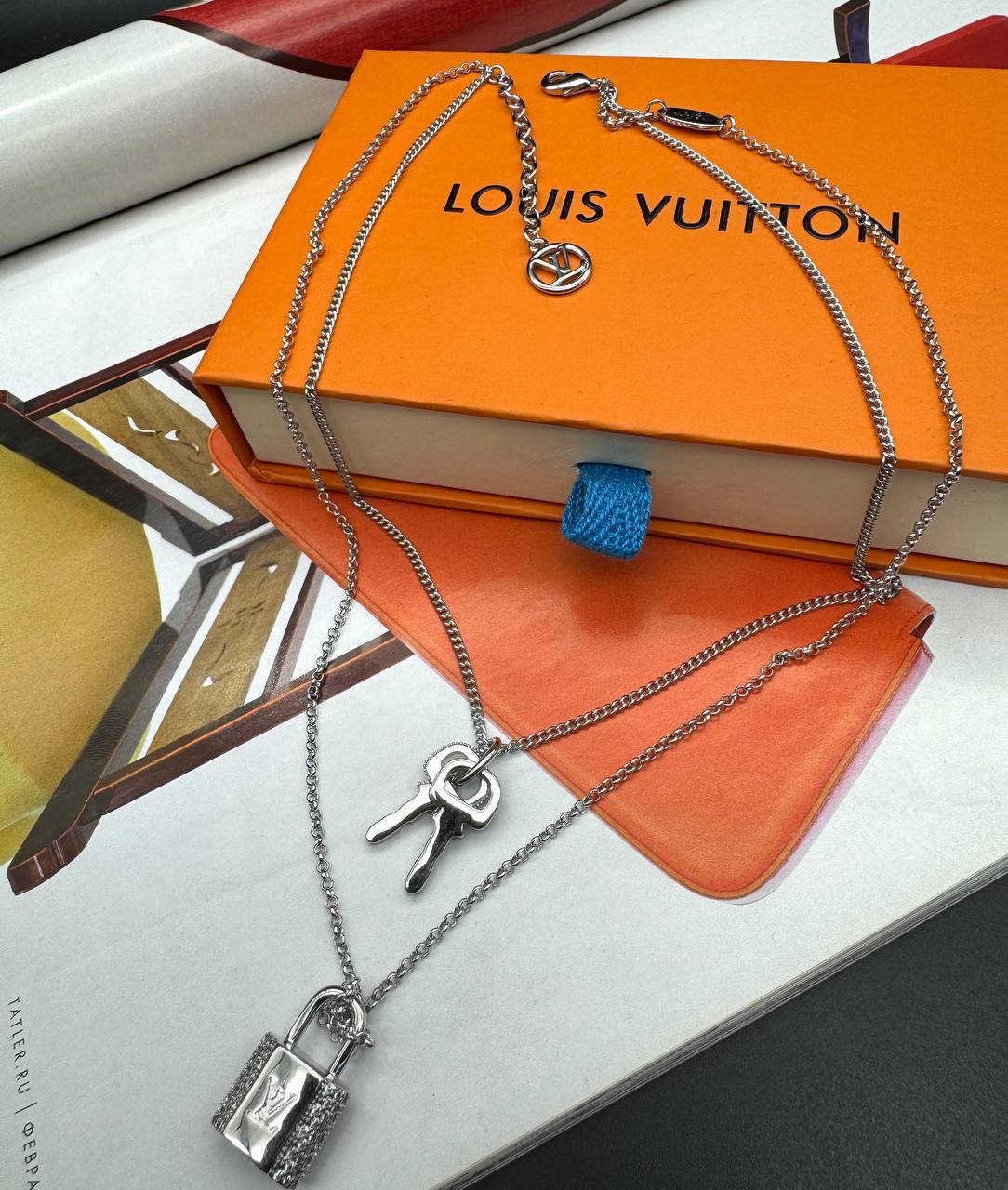 Фото Колье Louis Vuitton LV Padlock S4914