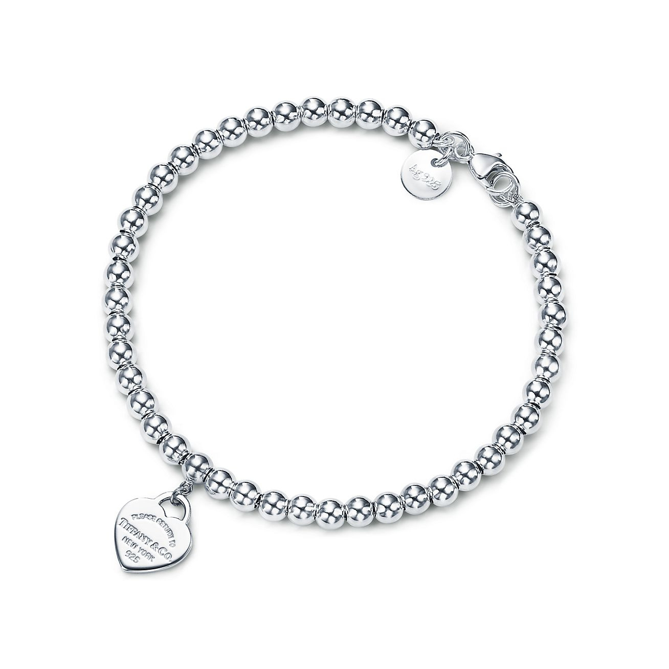 Фото Браслет Tiffany & Co Heart Tag Bead T1001Фото Браслет Tiffany & Co Heart Tag Bead T1001