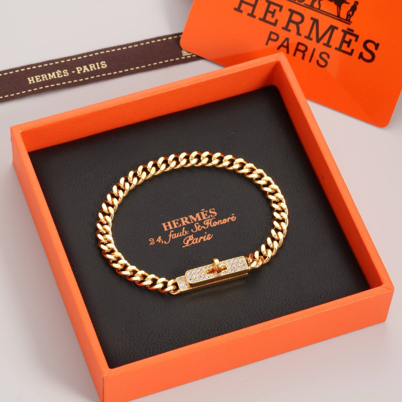 Фото Браслет Hermes Kelly Gourmette S5423