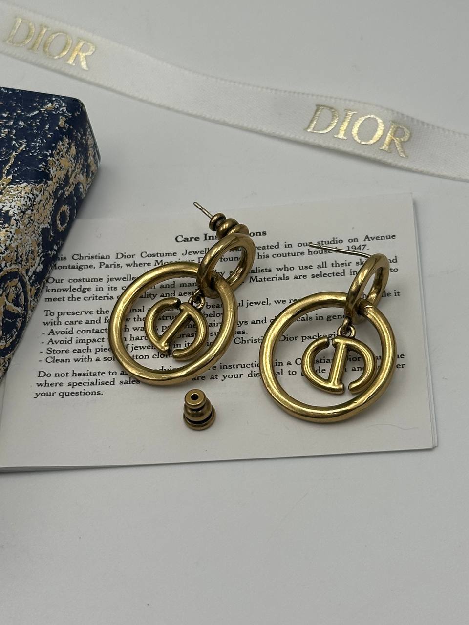 Фото Серьги Dior Navy S5578