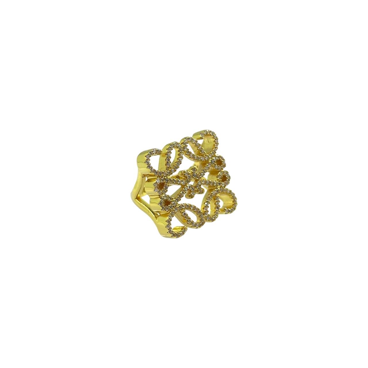 Фото Кольцо Loewe Pave Anagram B4417