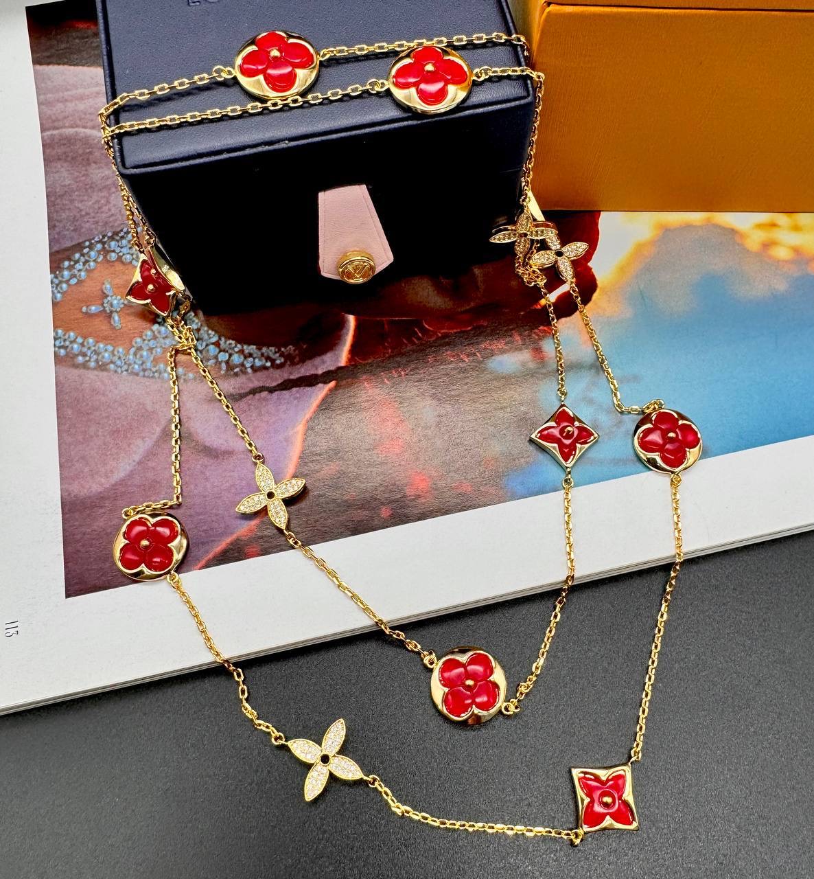 Фото Колье Louis Vuitton Color Blossom BB Multi-Pattern B4870