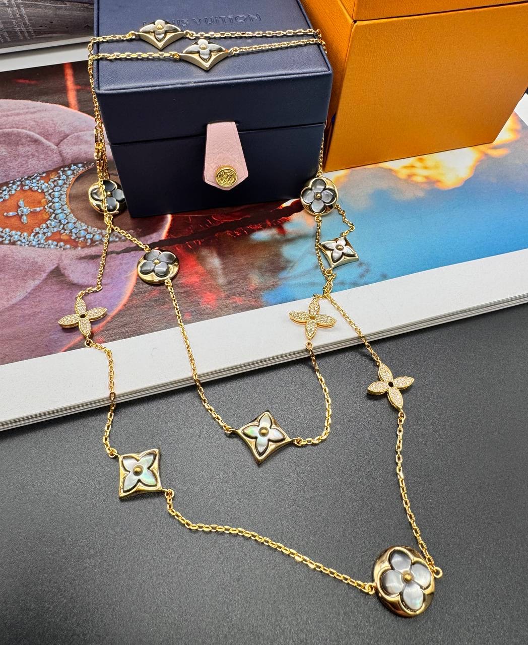 Фото Колье Louis Vuitton Color Blossom BB Multi-Pattern B4871