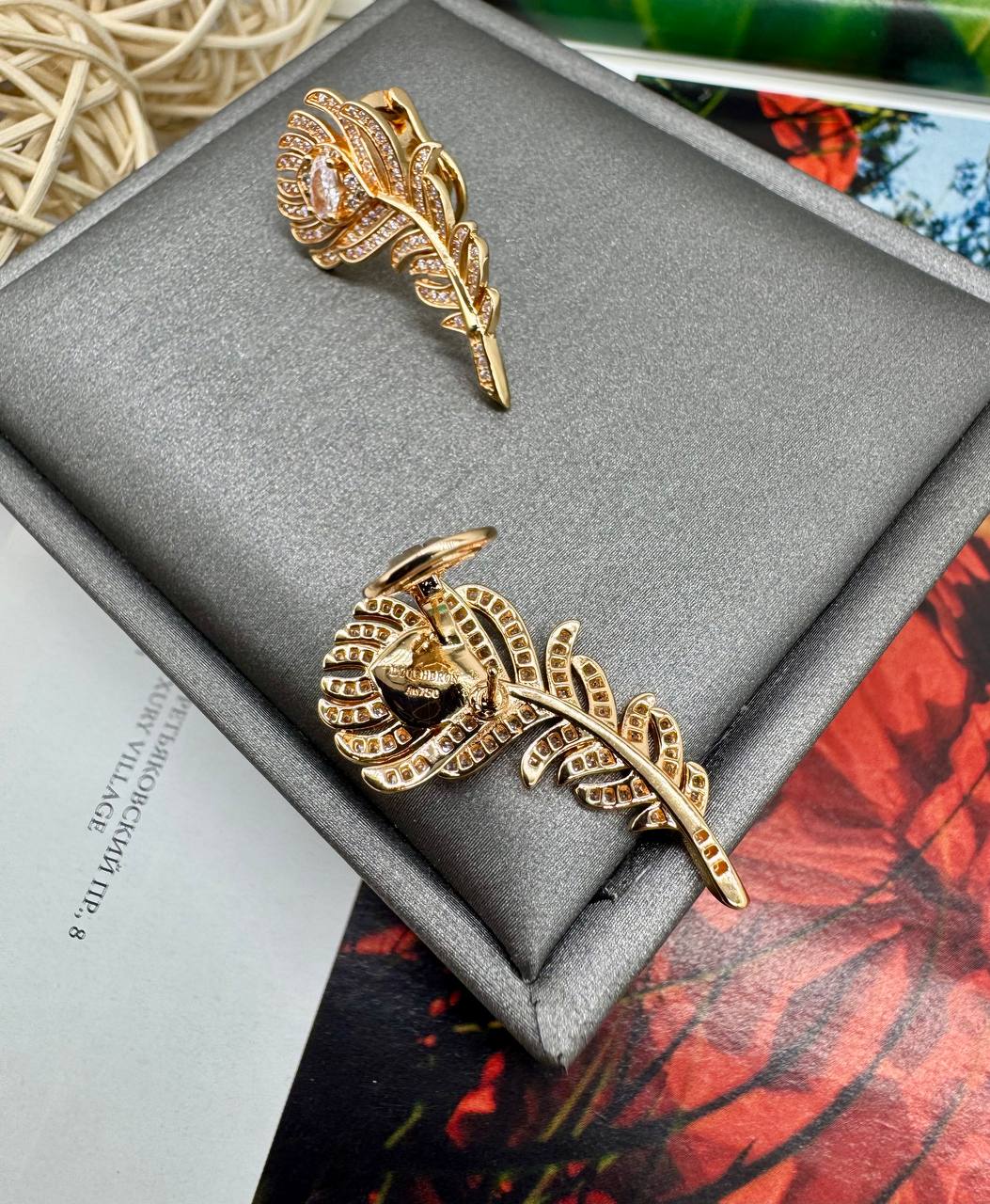 Фото Серьги Boucheron Plume De Paon S7785