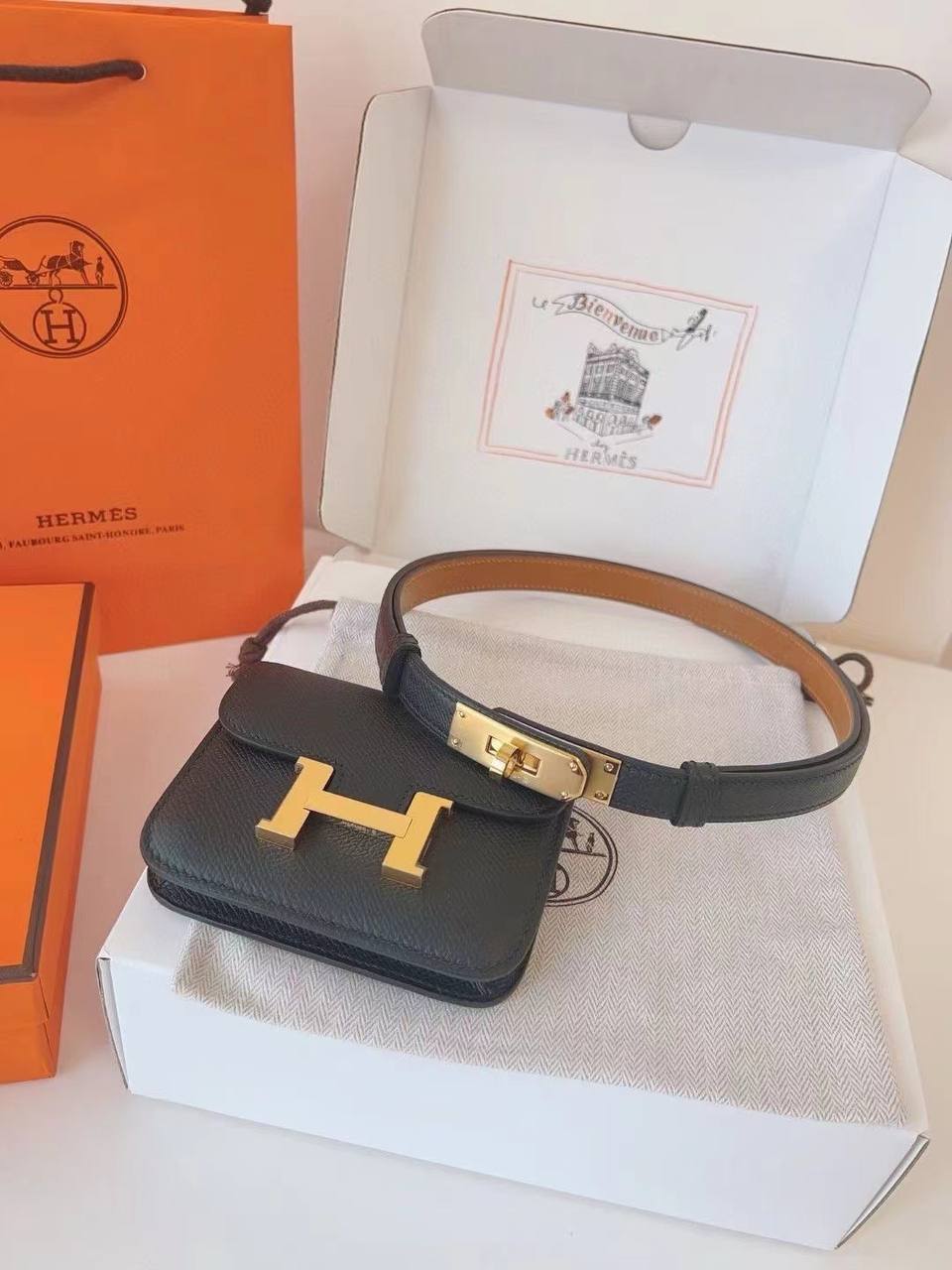 Фото Сумка-пояс Hermes Constance S8204