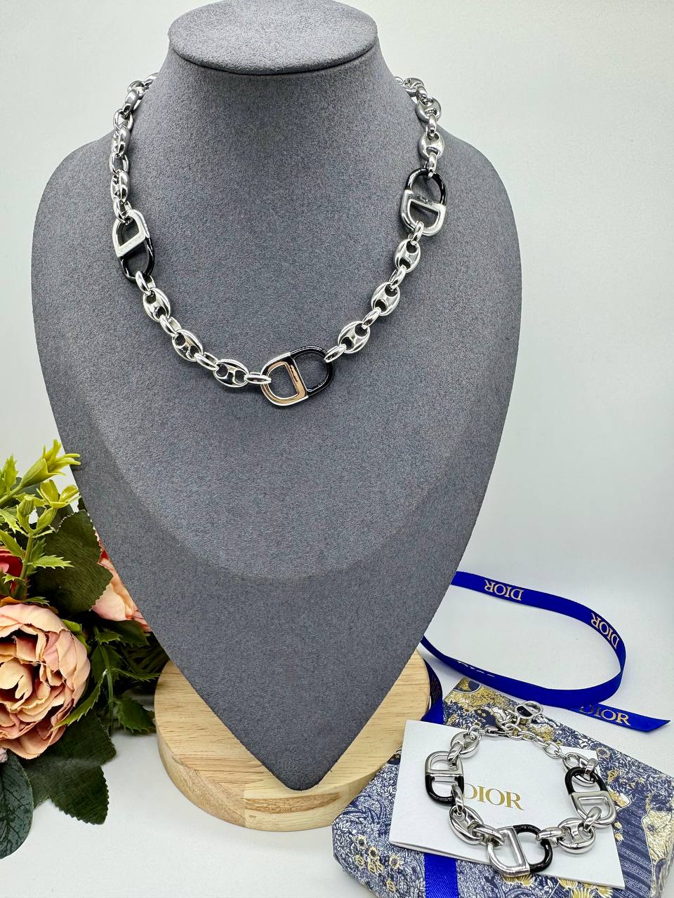Фото Колье Dior 8 Chain Link S8291