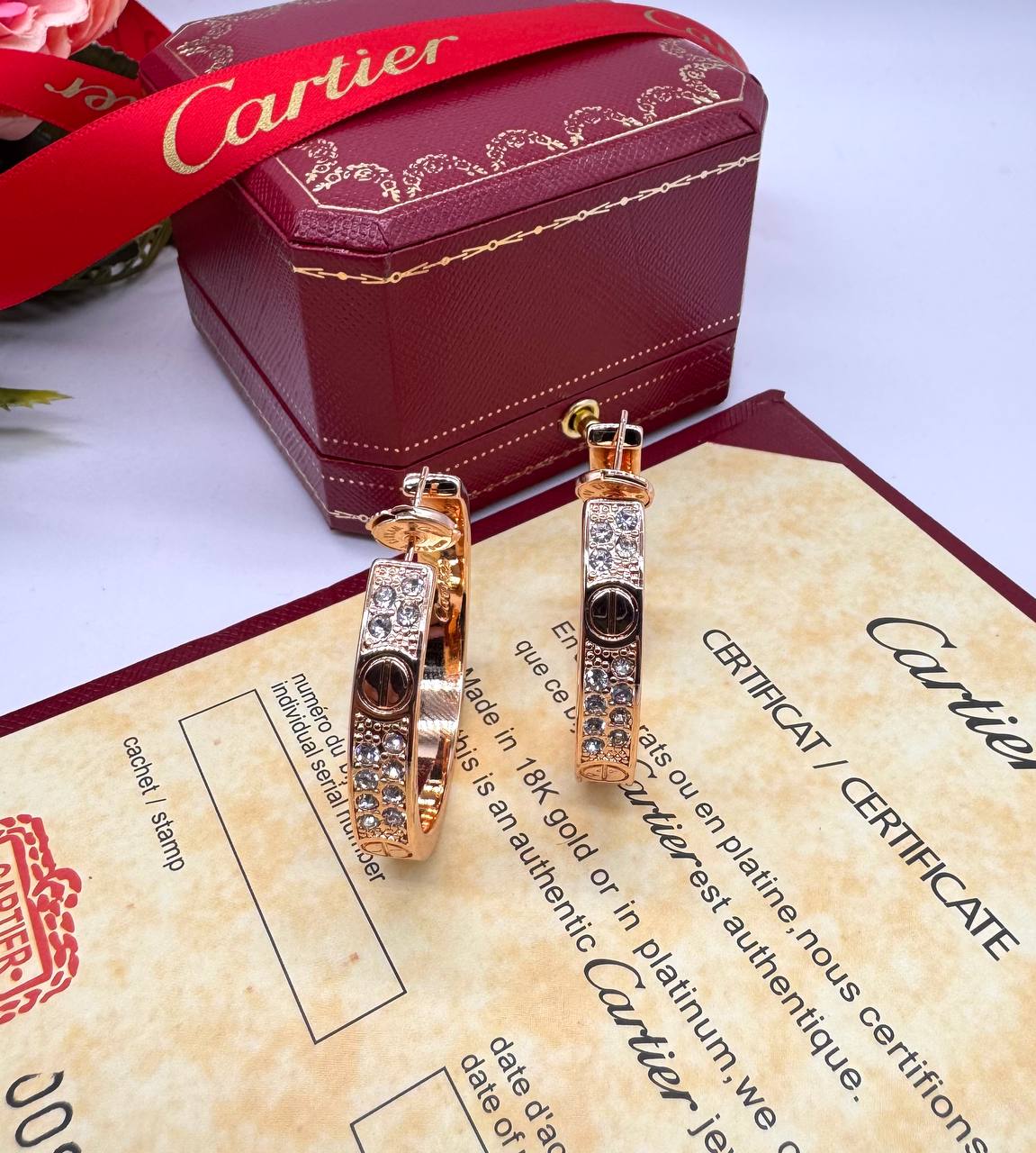 Фото Серьги Cartier Love S8342