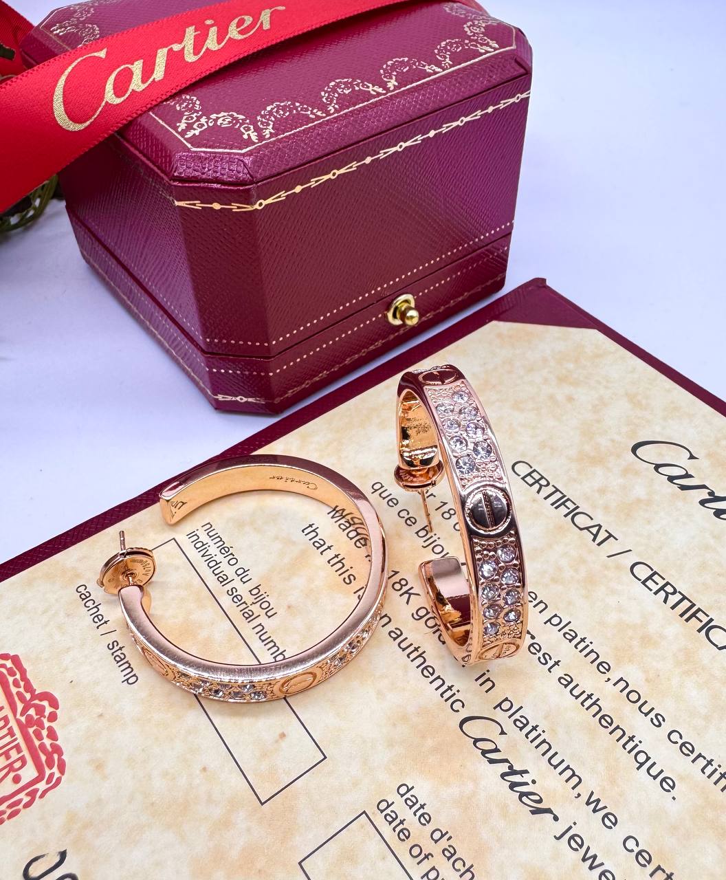 Фото Серьги Cartier Love S8342