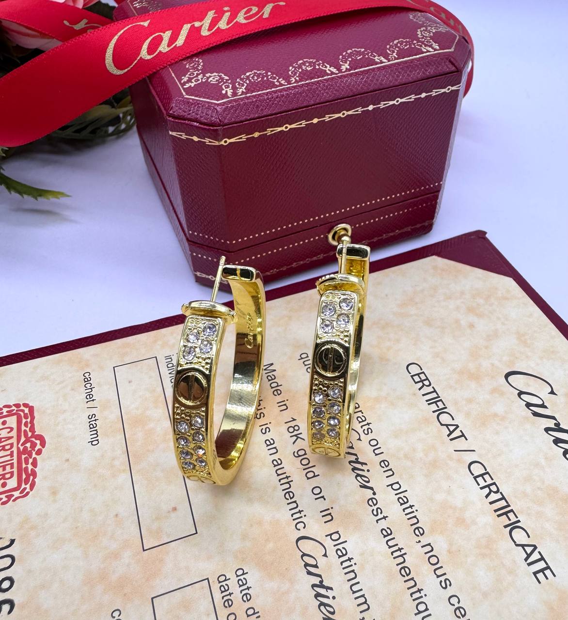 Фото Серьги Cartier Love S8341