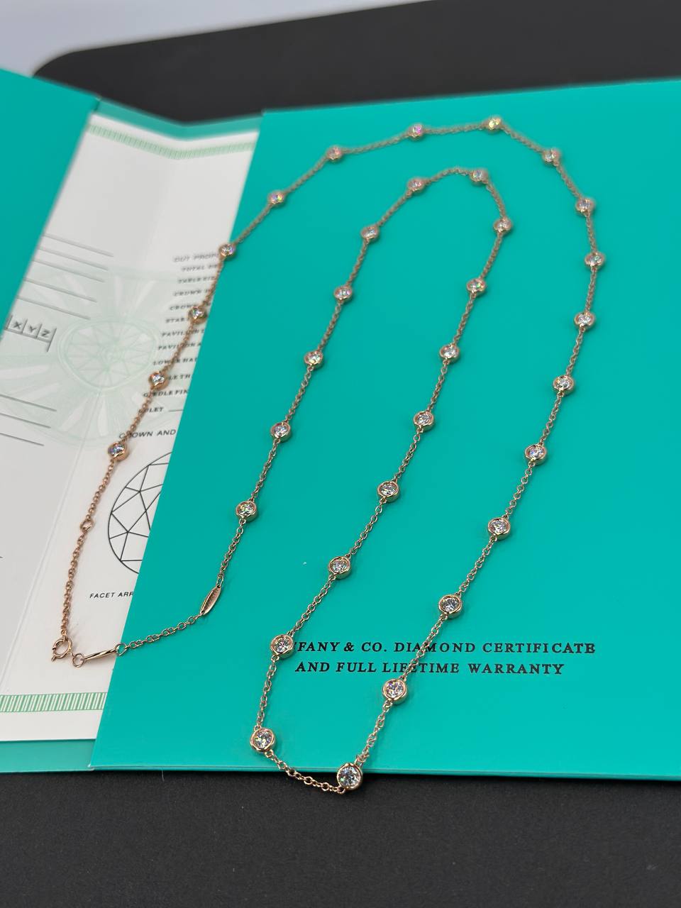 Фото Колье Tiffany & Co Diamonds by the Yard S8497