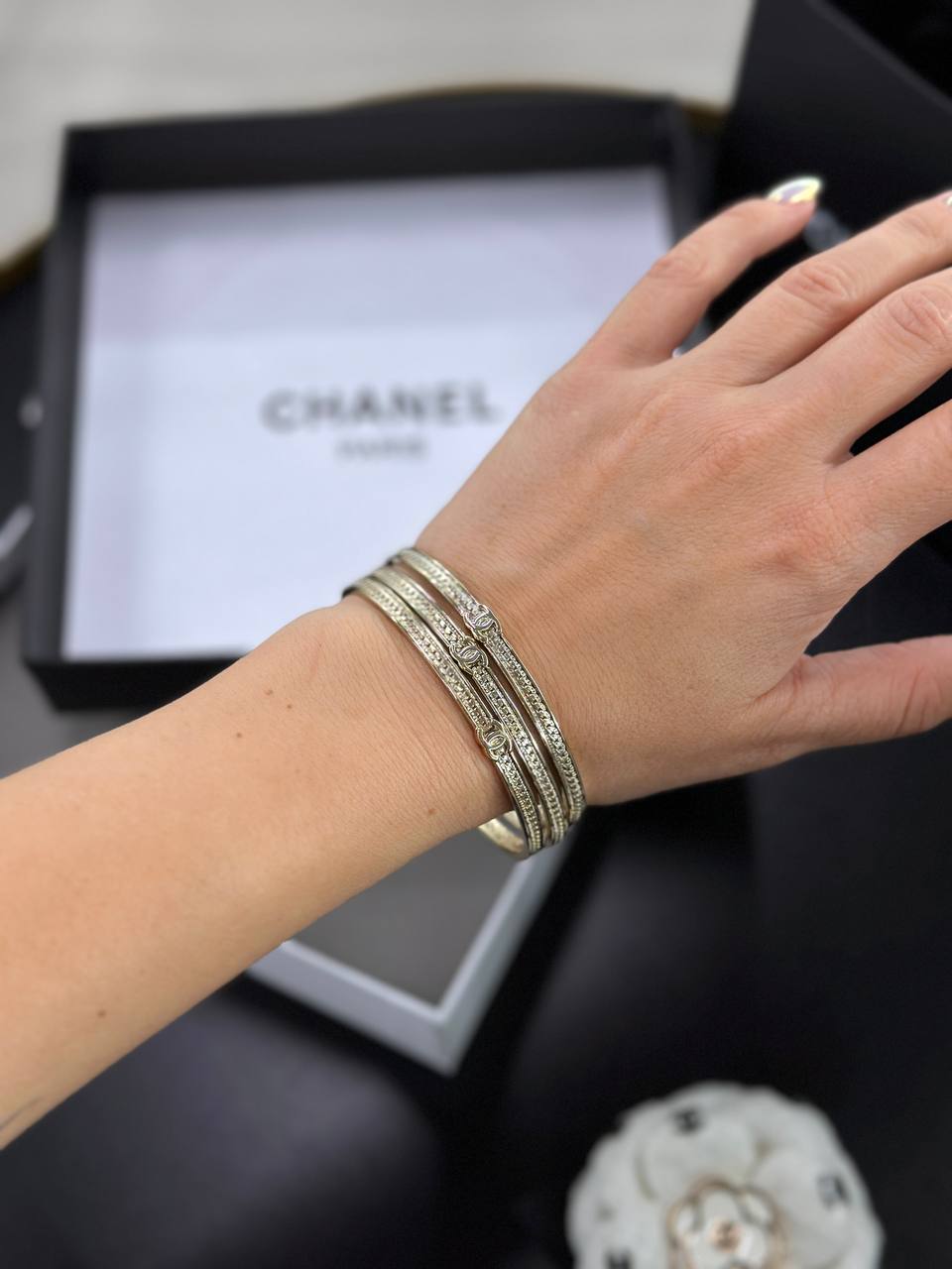 Фото Комплект браслетов Chanel S8677