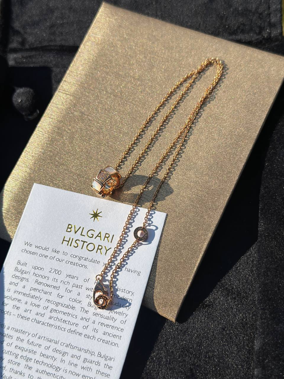 Фото Колье Bvlgari Serpenti Viper S8823