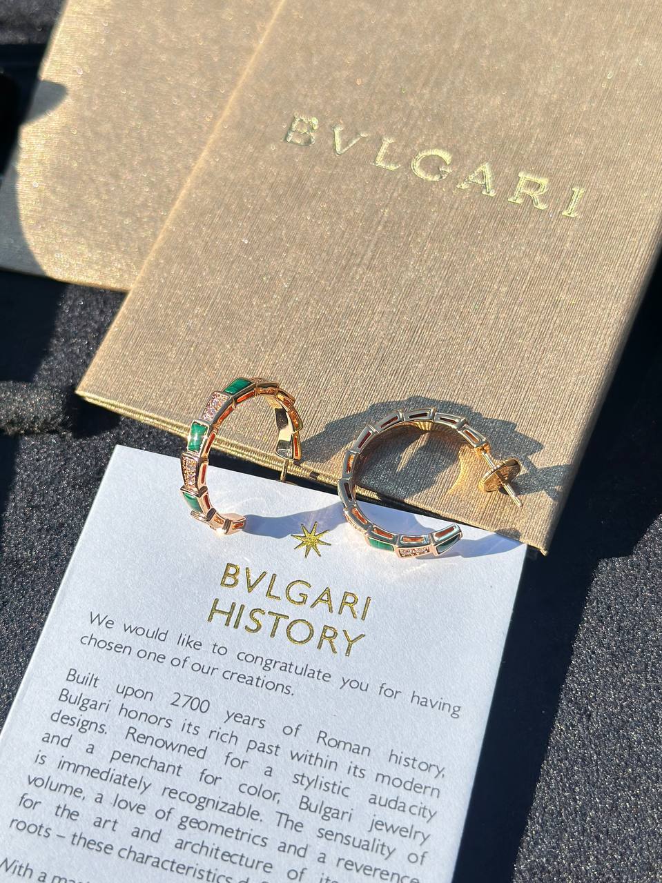 Фото Серьги Bvlgari Serpenti Viper S8826