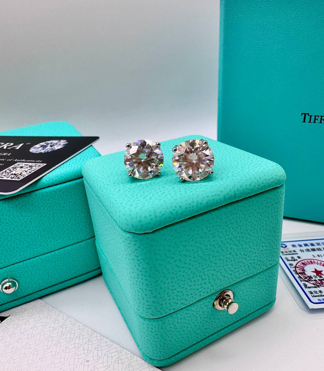 Фото Серьги Tiffany & Co Setting S9300