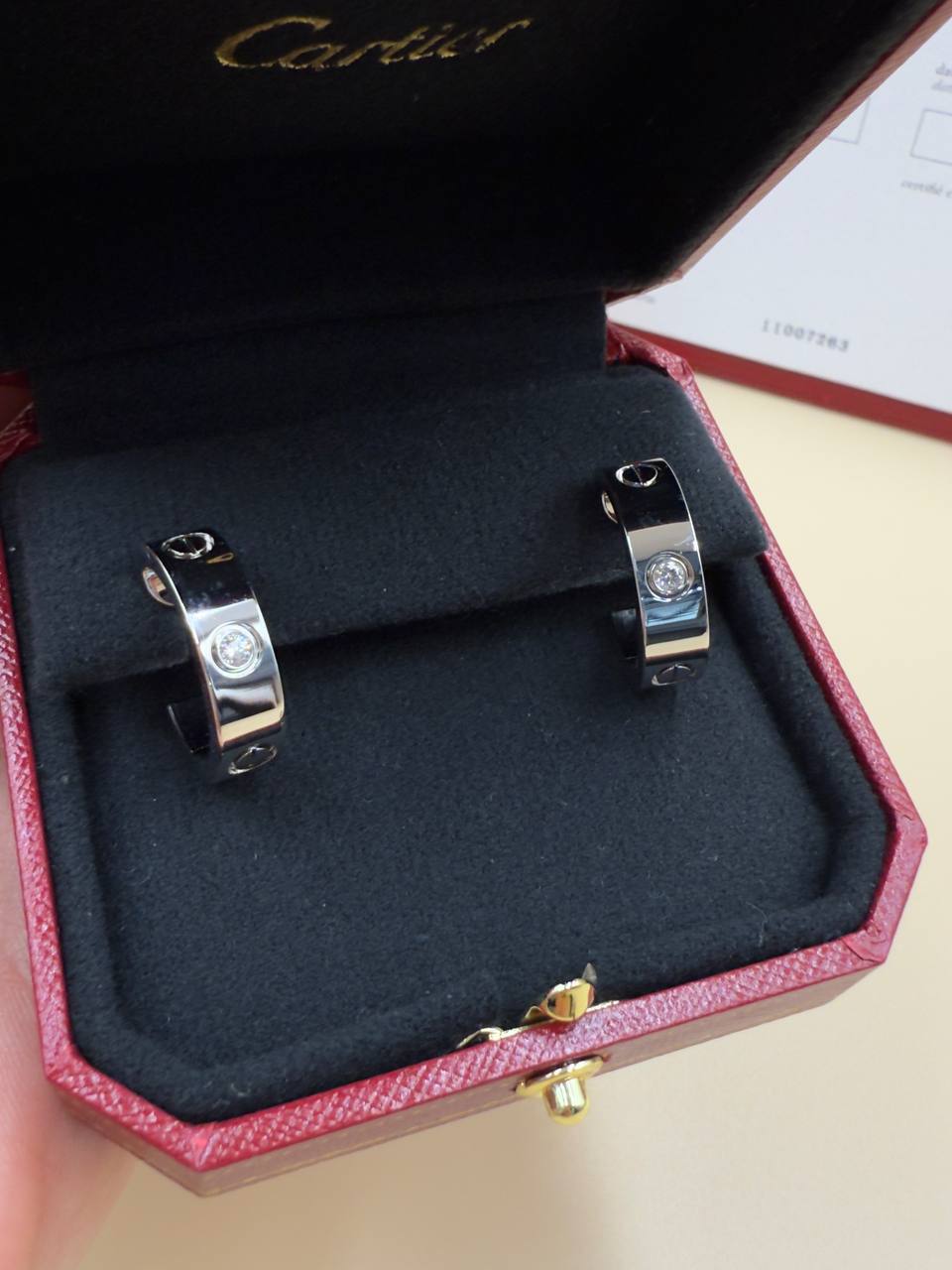 Фото Серьги Cartier Love S9436