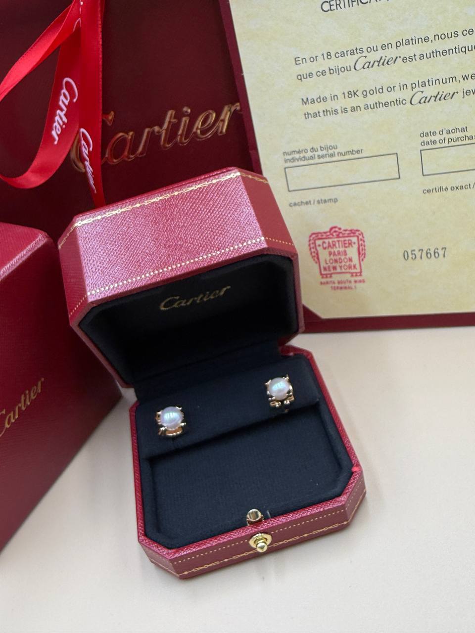 Фото Серьги C de Cartier S9481