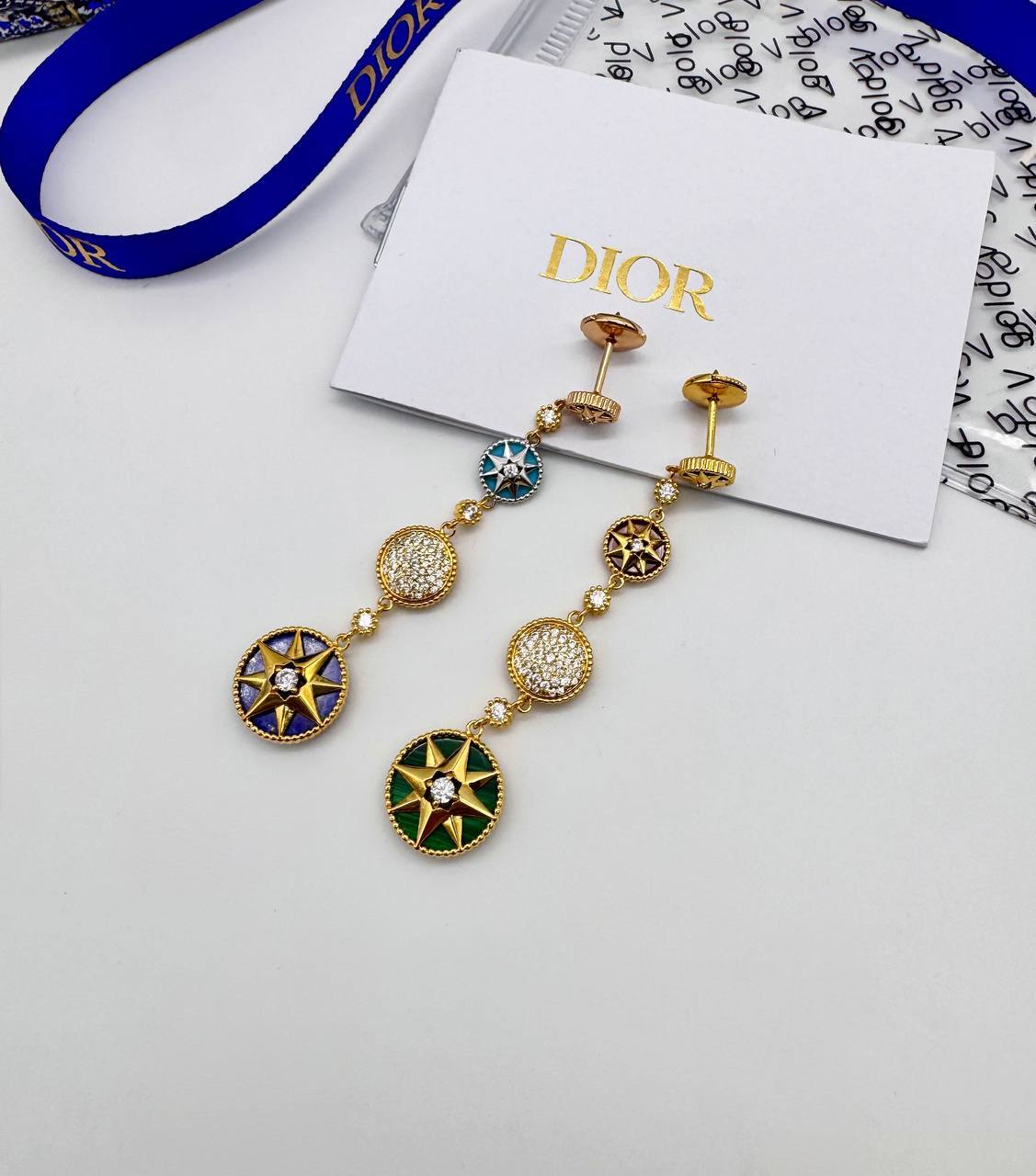 Фото Серьги Dior Roses des Vents S9643