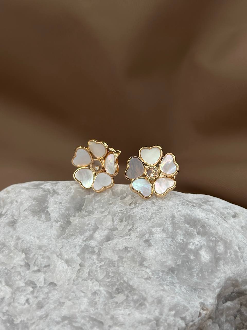 Фото Серьги Chopard Happy Hearts Flowers S9873