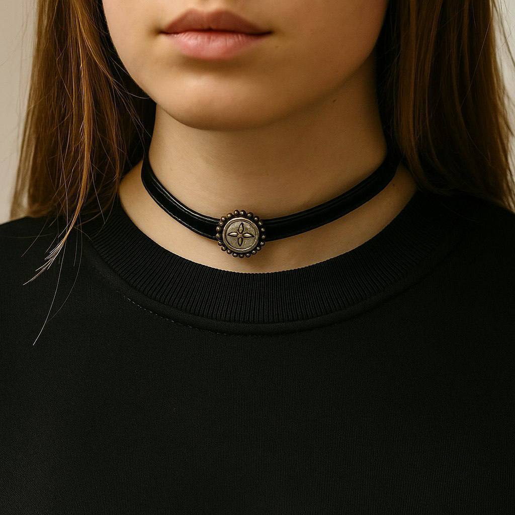Фото Колье-чокер Chrome Hearts S9911