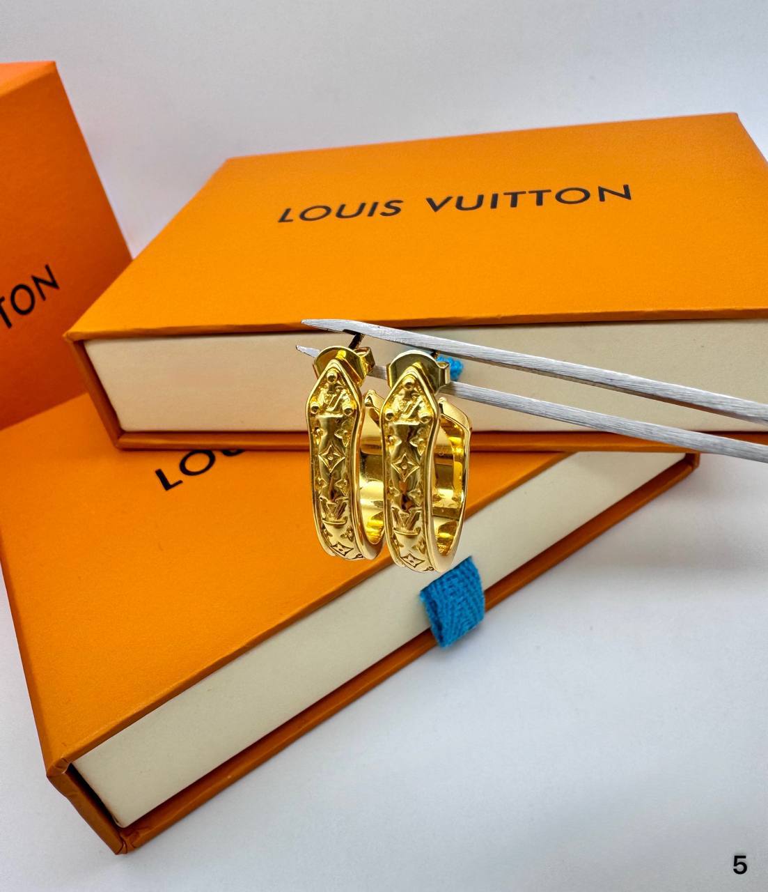 Фото Серьги Louis Vuitton Nanogram S9953