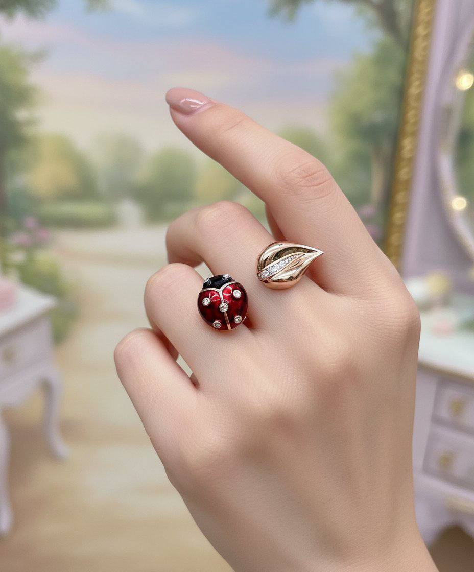 Фото Кольцо Van Cleef & Arpels Lucky Spring S16447