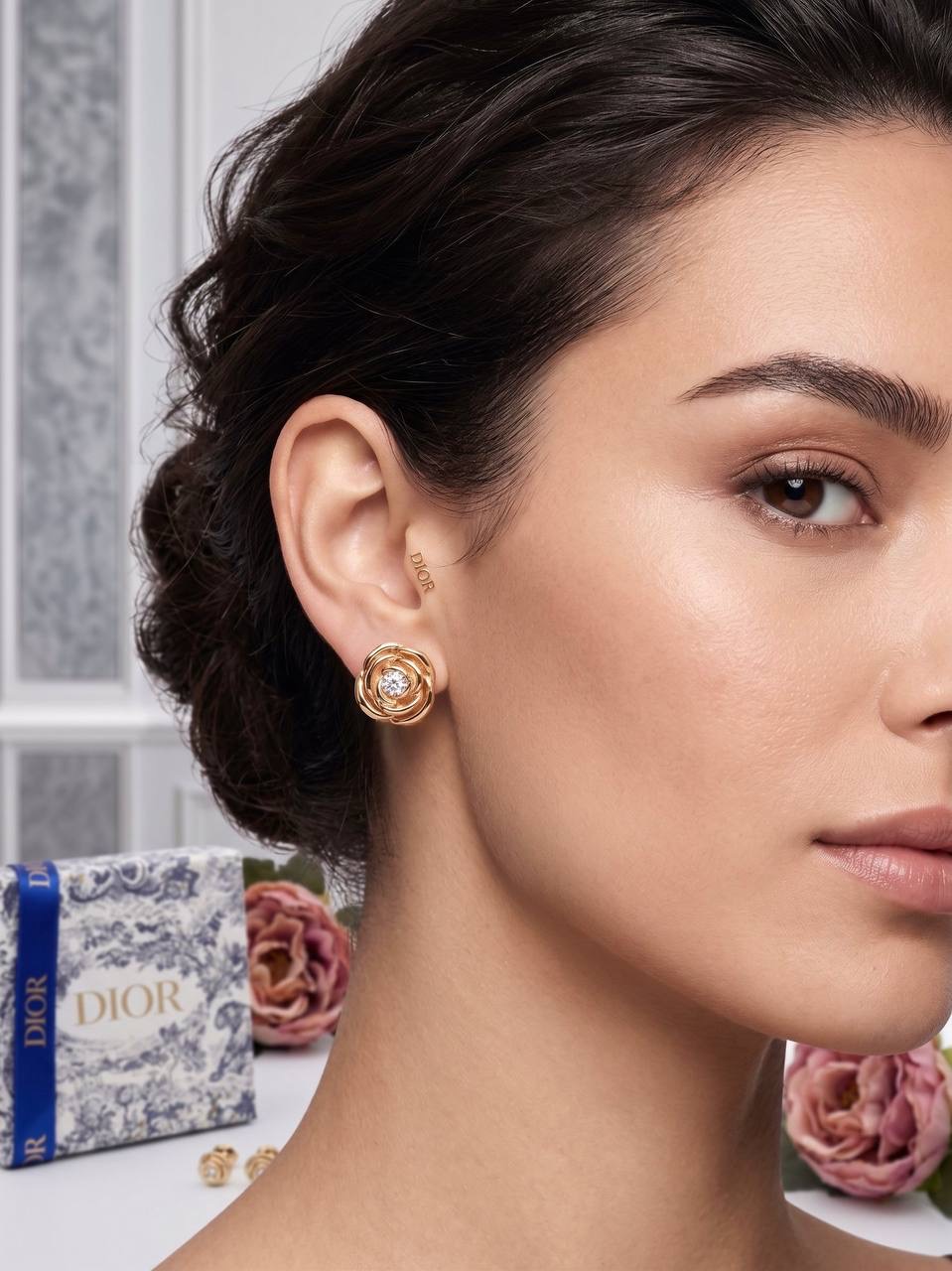 Фото Серьги Dior Rose Bagatelle S16460